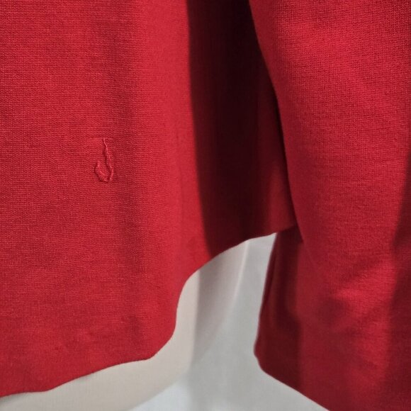 Torrid Red Ponte Knit Collarless Peplum Back Hem Jacket Office Preppy - Picture 8 of 9